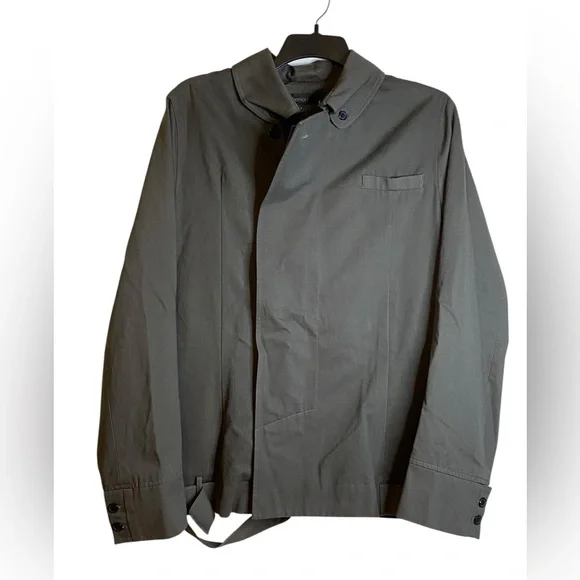 Fremont Apparel Co Los Angeles Vintage Gray Moody Utility Jacket Women’s Size L - Picture 2 of 10